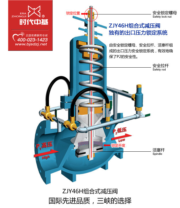 減壓閥工作原理——出口壓力鎖定系統